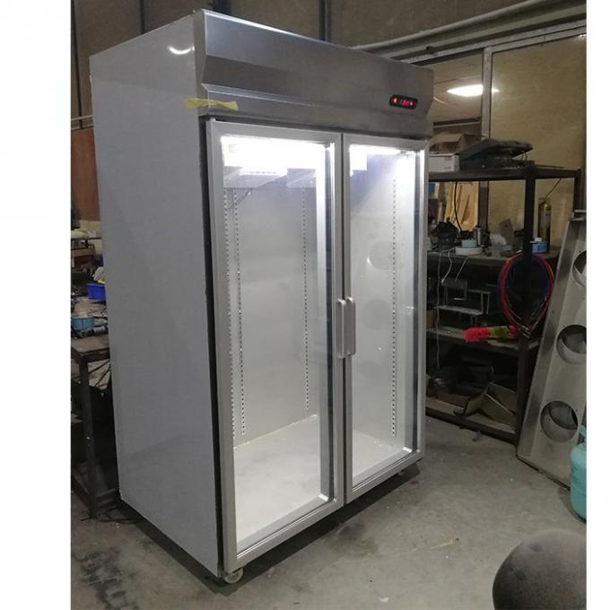 1000L όρθιος εμπορικός ψυκτήρας ψυγείων ανοξείδωτου 1