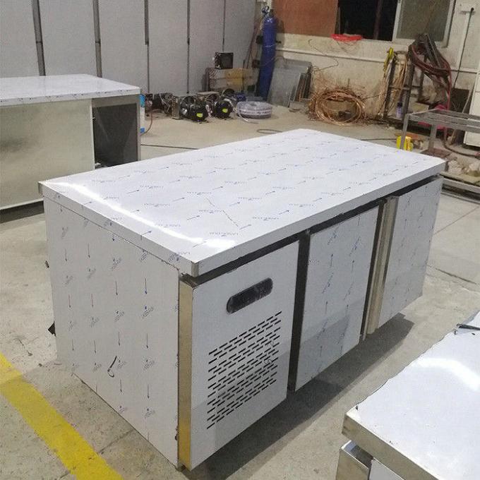 2 πόρτα 1.8m εμπορικός ψυκτήρας ψυγείων ανοξείδωτου 0