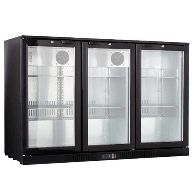 Ψυγείο φραγμών Undercounter πορτών ευρωβουλευτών 330L 3 για τις λέσχες 0