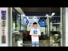 Ατσάλι ατσάλι 400L Σκηνοδρομική πόρτα Εμπορικό ψυγείο Ψυγείο Αυτοματοποιημένη αποψίλωση 220V/50Hz