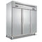 800W SS201 3 όρθιο ψυγείο πορτών για το εστιατόριο