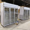 Αερόψυξη 650W 3 όρθιο ψυγείο πορτών γυαλιού πορτών