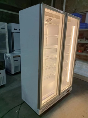 1000L εμπορικό ψυγείο γυάλινης πόρτας με ψυκτικό R290