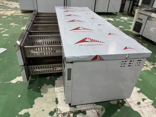 Εμπορικό τραπέζι πάγκου 8 συρταριών κάτω από τον πάγκο της κουζίνας, πάγκος εργασίας ψυγείου