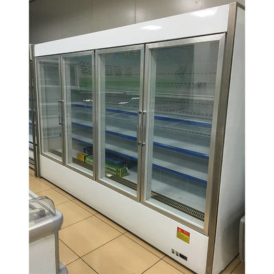 δοχείο ψύξης ποτών γυαλιού 380V 1600L Multideck για την υπεραγορά
