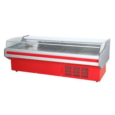Τοπ ανοικτή περίπτωση επίδειξης κρέατος 200L 8ft Deli για το κατάστημα