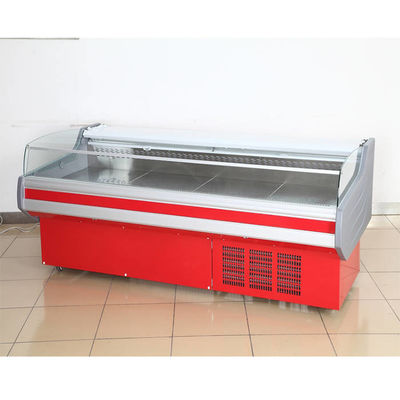 Τοπ ανοικτή περίπτωση επίδειξης κρέατος 200L 8ft Deli για το κατάστημα
