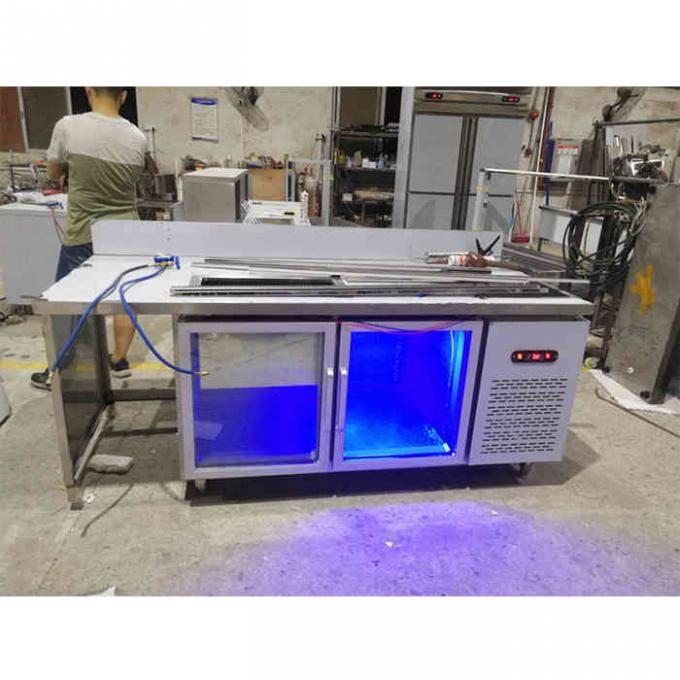 εμπορικός ψυκτήρας ψυγείων ανοξείδωτου 450L 60Hz 1