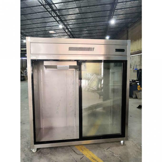 Γλιστρώντας γυαλιού ψυκτήρας ψυγείων πορτών 900W 1300L εμπορικός 2