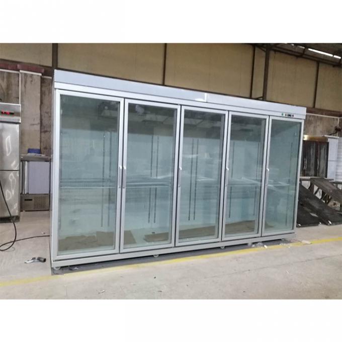 Copeland εμπορικό γυαλιού πορτών δοχείων ψύξης ψυγείο 2500L φραγμών γυαλιού μπροστινό 0