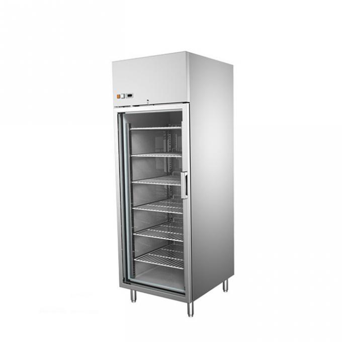 εμπορικός ψυκτήρας ψυγείων ανοξείδωτου 500L 260W 1